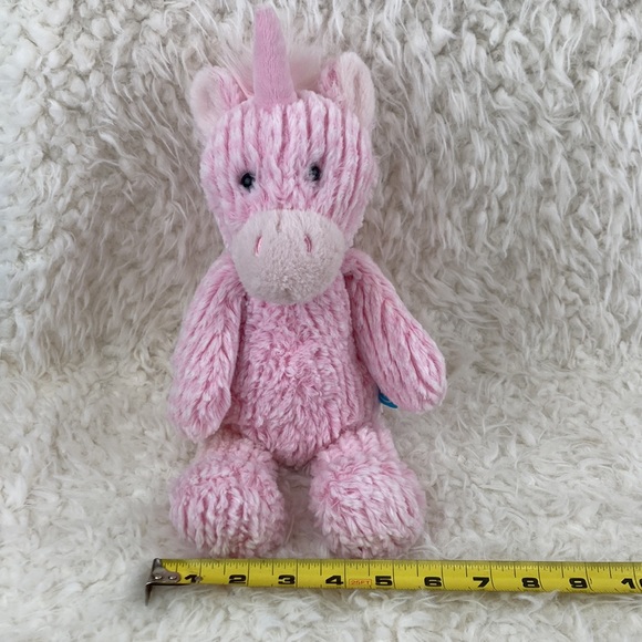 Manhattan Toy Co. Pink Fluffy Unicorn Stuffed Animal Toy - Picture 10 of 11